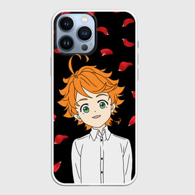 Чехол для iPhone 13 Pro Max с принтом Обещанный Неверленд Эмма в Кировске,  |  | anime heroes | anime logo | emma | norman | promised neverland | ray | the promised neverland | аниме сериал | лепестки роз | логотипы аниме | мультик | мультфильм | неверленд | норман | обещанный неверленд | парни | персонажи аниме | рей