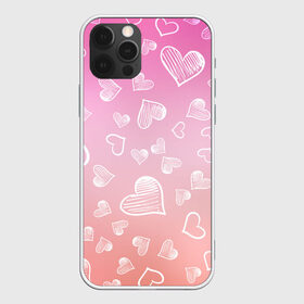 Чехол для iPhone 12 Pro Max с принтом Сердечки в Кировске, Силикон |  | 8 марта | love | девочки | женская | любовь | подружке | сердечки