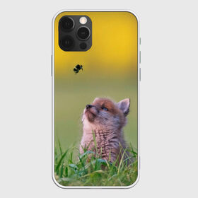 Чехол для iPhone 12 Pro Max с принтом Лисенок и пчелка в Кировске, Силикон |  | Тематика изображения на принте: fox | foxy | животное | звери | лиса | лисенок | лисичка | милая | рыжая | фокс