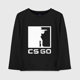 Детский лонгслив хлопок с принтом CS GO. в Кировске, 100% хлопок | круглый вырез горловины, полуприлегающий силуэт, длина до линии бедер | astralis | awp | counter strike | cs go | cs go global offensive | cs:go | faze clan | hyper beast | team liquid | астралис | кс го | тим ликвид | фейз клан | хайпер бист