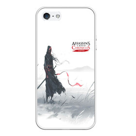 Чехол для iPhone 5/5S матовый с принтом ASSASSIN`S CREED в Кировске, Силикон | Область печати: задняя сторона чехла, без боковых панелей | Тематика изображения на принте: black flag | brotherhood | chronicles | creed | game | origins | revelations | rogue | syndicate | unity | valhalla | альтаир | ассасин | игры | кинжал | пираты