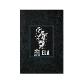 Обложка для паспорта матовая кожа с принтом Ela в Кировске, натуральная матовая кожа | размер 19,3 х 13,7 см; прозрачные пластиковые крепления | Тематика изображения на принте: ela | r6s | rainbow six siege | оперативник | персонаж | эла