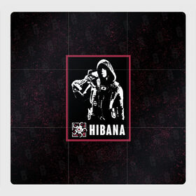 Магнитный плакат 3Х3 с принтом Hibana в Кировске, Полимерный материал с магнитным слоем | 9 деталей размером 9*9 см | hibana | r6s | rainbow six siege | оперативник | персонаж | хибана