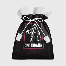 Подарочный 3D мешок с принтом Hibana в Кировске, 100% полиэстер | Размер: 29*39 см | Тематика изображения на принте: hibana | r6s | rainbow six siege | оперативник | персонаж | хибана