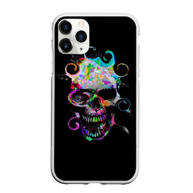 Чехол для iPhone 11 Pro Max матовый с принтом ЧЕРЕП в Кировске, Силикон |  | art | body | bones | drawing | graffiti | head | neon | skeleton | skul | skull | ад | голова | граффити | зло | кости | нарисованный | неон | скелет | скул | скулл | тьма | ужас | череп | черепок