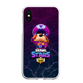 Чехол для iPhone XS Max матовый с принтом Brawl Stars - Colonel Ruffs в Кировске, Силикон | Область печати: задняя сторона чехла, без боковых панелей | Тематика изображения на принте: brawl | brawl ruffs | brawl stars | brawler | colonel ruffs | leon | new brawler | ruffs | ruffus | starrforce | бравл | бравл гавс | бравл пес | бравл собака | бравл старс | бравлер | гавс | генерал гавс | генерал пес | леон | руффс |