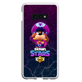 Чехол для Samsung S10E с принтом Brawl Stars - Colonel Ruffs в Кировске, Силикон | Область печати: задняя сторона чехла, без боковых панелей | Тематика изображения на принте: brawl | brawl ruffs | brawl stars | brawler | colonel ruffs | leon | new brawler | ruffs | ruffus | starrforce | бравл | бравл гавс | бравл пес | бравл собака | бравл старс | бравлер | гавс | генерал гавс | генерал пес | леон | руффс |