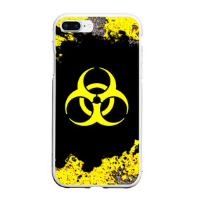 Чехол для iPhone 7Plus/8 Plus матовый с принтом BIOHAZARD в Кировске, Силикон | Область печати: задняя сторона чехла, без боковых панелей | 