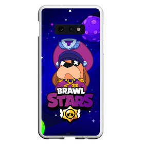 Чехол для Samsung S10E с принтом Brawl Stars - Генерал Гавс в Кировске, Силикон | Область печати: задняя сторона чехла, без боковых панелей | Тематика изображения на принте: 2020 | 2021 | brawl | colonel | dog | leon | ruffus | space | stars | бравл | браво | гавс | генерал | корабль | космический | космос | леон | лион | новые | новый | персонаж | персонажи | пес | планеты | собака | страс