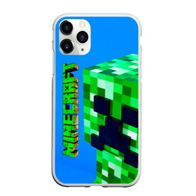 Чехол для iPhone 11 Pro Max матовый с принтом Minecraft в Кировске, Силикон |  | 