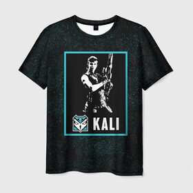 Мужская футболка 3D с принтом Kali в Кировске, 100% полиэфир | прямой крой, круглый вырез горловины, длина до линии бедер | Тематика изображения на принте: kali | r6s | rainbow six siege | кали | оперативник | персонаж