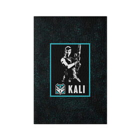 Обложка для паспорта матовая кожа с принтом Kali в Кировске, натуральная матовая кожа | размер 19,3 х 13,7 см; прозрачные пластиковые крепления | kali | r6s | rainbow six siege | кали | оперативник | персонаж