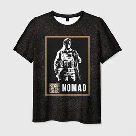 Мужская футболка 3D с принтом Nomad в Кировске, 100% полиэфир | прямой крой, круглый вырез горловины, длина до линии бедер | nomad | r6s | rainbow six siege | номад | оперативник | персонаж
