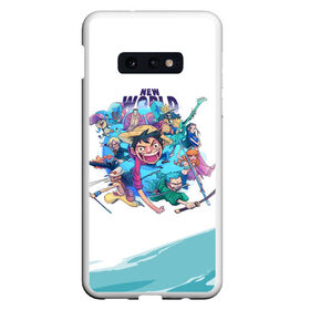 Чехол для Samsung S10E с принтом One piece в Кировске, Силикон | Область печати: задняя сторона чехла, без боковых панелей | anime | one piece | аниме | анимэ | большой куш | ван пис | король пиратов | луффи | пират | пираты | пираты соломенной шляпы | рыжий шанкс | эйтиро одо