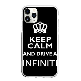 Чехол для iPhone 11 Pro матовый с принтом Drive a INFINITI! в Кировске, Силикон |  | Тематика изображения на принте: 35 | auto | car | fx35 | infinity | keep calm | qx80 | sport | авто | автомобиль | водитель | гонщик | инфинити | королевский | король | корона | лого | логотип | любитель | марка | машина | подарок | рейсер