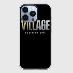 Чехол для iPhone 13 Pro с принтом Resident Evil Village в Кировске,  |  | Тематика изображения на принте: lady dimitrescu | resident evil | resident evil 8 | vampire | village | вампир | деревня | итан уинтерс | крис рэдфилд | леди димитреску | мем | резидент ивел | резидент ивел 8