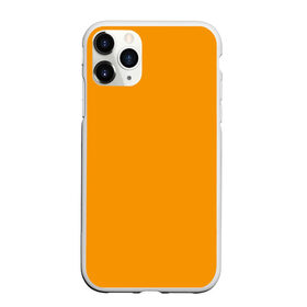 Чехол для iPhone 11 Pro Max матовый с принтом Цвет Шафран (без рисунка) в Кировске, Силикон |  | без рисунка | горчичный | желто оранжевый тон | желтый | модные цвета 2020 | оранжевый | рыжий | сочный цвет | цвет 2020 | шафран | яркие цвета