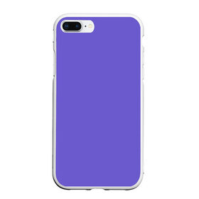 Чехол для iPhone 7Plus/8 Plus матовый с принтом Аспидно-синий в Кировске, Силикон | Область печати: задняя сторона чехла, без боковых панелей | без дизайна | без картинки | одноцветные | синий