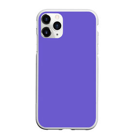 Чехол для iPhone 11 Pro матовый с принтом Аспидно-синий в Кировске, Силикон |  | без дизайна | без картинки | одноцветные | синий
