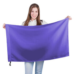 Флаг 3D с принтом Аспидно-синий в Кировске, 100% полиэстер | плотность ткани — 95 г/м2, размер — 67 х 109 см. Принт наносится с одной стороны | без дизайна | без картинки | одноцветные | синий