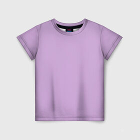 Детская футболка 3D с принтом Глициниевый цвет (без рисунка) в Кировске, 100% гипоаллергенный полиэфир | прямой крой, круглый вырез горловины, длина до линии бедер, чуть спущенное плечо, ткань немного тянется | глициниевый | однотонный | пурпурный | розовый | фиолетовый | цвет