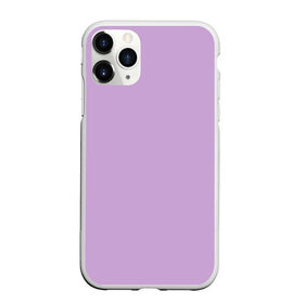 Чехол для iPhone 11 Pro матовый с принтом Глициниевый цвет (без рисунка) в Кировске, Силикон |  | глициниевый | однотонный | пурпурный | розовый | фиолетовый | цвет