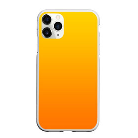 Чехол для iPhone 11 Pro матовый с принтом Оранжевый градиент в Кировске, Силикон |  | Тематика изображения на принте: градиент | желтый | оранжевый | цвет
