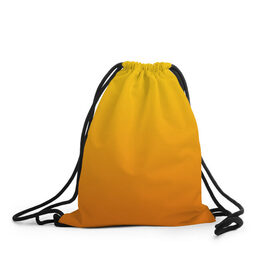 Рюкзак-мешок 3D с принтом Оранжевый градиент в Кировске, 100% полиэстер | плотность ткани — 200 г/м2, размер — 35 х 45 см; лямки — толстые шнурки, застежка на шнуровке, без карманов и подкладки | градиент | желтый | оранжевый | цвет