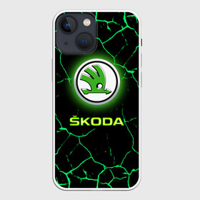 Чехол для iPhone 13 mini с принтом SKODA в Кировске,  |  | auto | boy | car | machine | skoda | skoda octavia | skoda rapid | автомобили | логотипы автомобилей | машина | мужчинам | тачки | тюнинг | чехия | чешские автомобили | шкода | шкода рапид