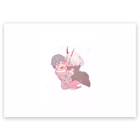 Поздравительная открытка с принтом Милота в Кировске, 100% бумага | плотность бумаги 280 г/м2, матовая, на обратной стороне линовка и место для марки
 | 14 февраля | anime | cute | darling in the franxx | kiss | love | valentines day | акацуки | анимеарт | арт | влюбленные | гуль | девочка и мальчик | день святого валентина | итачи | манга | милые | наруто | пара | подарок | поцелуй