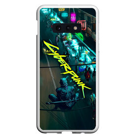 Чехол для Samsung S10E с принтом Cyberpunk 2077 в Кировске, Силикон | Область печати: задняя сторона чехла, без боковых панелей | cyberpunk 2077 | hacker | maelstrom | militech | quadra | samurai | sci fi | technology | trauma team | v | будущее | игра | иероглифы | киану ривз | кибер | киберпанк | киборг | киборги | корпорация | лого | милитек | панк | роботы | самурай | т