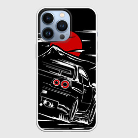 Чехол для iPhone 13 Pro с принтом Skyline R 34 R34 скайлайн в Кировске,  |  | Тематика изображения на принте: drift | nissan | r32 | r34 | skyline | skyline r34 | дрифт | машина | нисан | ниссан | скайлайн р34 | тойота