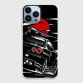 Чехол для iPhone 13 Pro Max с принтом Skyline R 34 R34 скайлайн в Кировске,  |  | Тематика изображения на принте: drift | nissan | r32 | r34 | skyline | skyline r34 | дрифт | машина | нисан | ниссан | скайлайн р34 | тойота