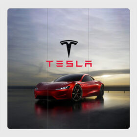 Магнитный плакат 3Х3 с принтом Tesla Roadster в Кировске, Полимерный материал с магнитным слоем | 9 деталей размером 9*9 см | america | auto | car | electric | elon | motors | musk | roadster | tesla | usa | vehicle | авто | америка | илон | маск | модель | сша | тесла | электромобиль