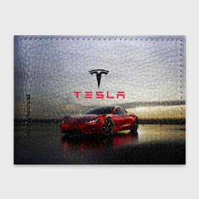 Обложка для студенческого билета с принтом Tesla Roadster в Кировске, натуральная кожа | Размер: 11*8 см; Печать на всей внешней стороне | america | auto | car | electric | elon | motors | musk | roadster | tesla | usa | vehicle | авто | америка | илон | маск | модель | сша | тесла | электромобиль