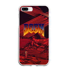 Чехол для iPhone 7Plus/8 Plus матовый с принтом DOOM / ДУМ (S) в Кировске, Силикон | Область печати: задняя сторона чехла, без боковых панелей | doom | doom eternal | game | tegunvteg | демоны | дум | думгай | игры | марс | планета