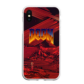 Чехол для iPhone XS Max матовый с принтом DOOM / ДУМ (S) в Кировске, Силикон | Область печати: задняя сторона чехла, без боковых панелей | doom | doom eternal | game | tegunvteg | демоны | дум | думгай | игры | марс | планета