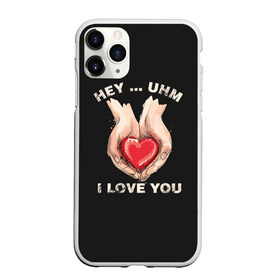 Чехол для iPhone 11 Pro матовый с принтом I love you в Кировске, Силикон |  | angel | cupid | day | happy | heart | love | rose | valentine | valentines | ангел | валентин | валентина | валентинка | день | купидон | любовь | святого | святой | сердце