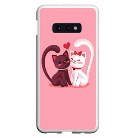 Чехол для Samsung S10E с принтом Happy Valentines Day в Кировске, Силикон | Область печати: задняя сторона чехла, без боковых панелей | angel | cat | cats | cupid | day | happy | heart | love | rose | valentine | valentines | ангел | валентин | валентина | валентинка | день | кошки | купидон | любовь | святого | святой | сердце