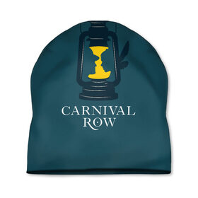 Шапка 3D с принтом Карнивал Роу - Carnival Row в Кировске, 100% полиэстер | универсальный размер, печать по всей поверхности изделия | carnival row | волшебный | исторический | карнивал роу | крылья | лампа | лого | логотип | подарок | сериал | сказка | фея | шляпа