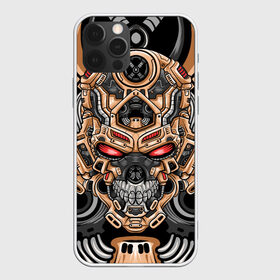 Чехол для iPhone 12 Pro Max с принтом CyberSkull в Кировске, Силикон |  | cyberpunk | evil | head | mask | mechanical | rage | robot | skull | арт | гнев | голова | демон | дьявол | злой | киберпанк | маска | механический | монстр | робот | рога | самурай | череп