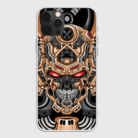 Чехол для iPhone 12 Pro Max с принтом CyberSkull в Кировске, Силикон |  | Тематика изображения на принте: cyberpunk | evil | head | mask | mechanical | rage | robot | skull | арт | гнев | голова | демон | дьявол | злой | киберпанк | маска | механический | монстр | робот | рога | самурай | череп