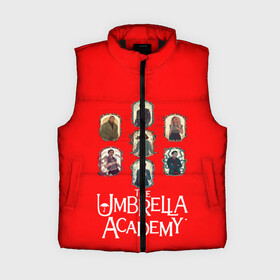 Женский жилет утепленный 3D с принтом академия амбрелла в Кировске,  |  | academy umbrella | netflix | the umbrella academy | vladlenin | vladlenin play | академия | академия амбрелла | академия амбрелла 2 сезон | академия амбрелла 2 сезон трейлер | академия амбрелла каст | владленин | владленин плей