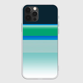 Чехол для iPhone 12 Pro Max с принтом Sea color в Кировске, Силикон |  | green | line | lines | sea | sea color | wave | зеленый | море | морской цвет