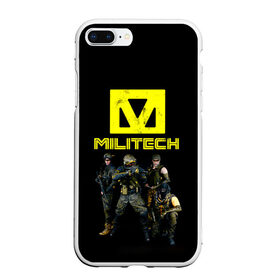 Чехол для iPhone 7Plus/8 Plus матовый с принтом MILITECH Cyberpunk 2077 в Кировске, Силикон | Область печати: задняя сторона чехла, без боковых панелей | cyberpunk 2077 | hacker | maelstrom | militech | quadra | samurai | sci fi | technology | trauma team | v | будущее | игра | иероглифы | киану ривз | кибер | киберпанк | киборг | киборги | корпорация | лого | милитек | панк | роботы | самурай | т