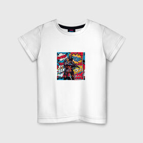 Детская футболка хлопок с принтом Cs:Go Pop Art в Кировске, 100% хлопок | круглый вырез горловины, полуприлегающий силуэт, длина до линии бедер | counter strike | cs go | game | pop art | игра | комикс | кс го | поп арт