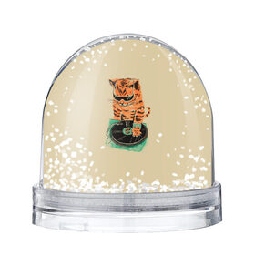 Снежный шар с принтом Cat DJ в Кировске, Пластик | Изображение внутри шара печатается на глянцевой фотобумаге с двух сторон | art | cat | dj | goer | musician | party | pop | singer | арт | буп | диджей | кот | кошка | музыкант | певец | поп | тусовщик