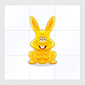 Магнитный плакат 3Х3 с принтом Харитошка в Кировске, Полимерный материал с магнитным слоем | 9 деталей размером 9*9 см | детям | желейный | желейный заяц харитон | зайчик | заяц | кролик | харитон | харитошка