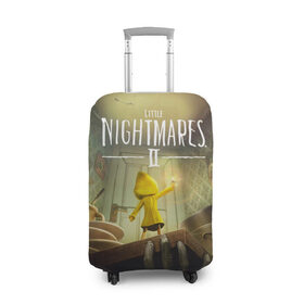 Чехол для чемодана 3D с принтом Little Nightmares 2 в Кировске, 86% полиэфир, 14% спандекс | двустороннее нанесение принта, прорези для ручек и колес | little nightmares | nightmares | игры | литл найтмейрс | моно | учительница