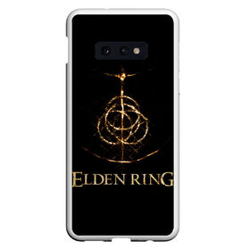 Чехол для Samsung S10E с принтом Elden Ring в Кировске, Силикон | Область печати: задняя сторона чехла, без боковых панелей | Тематика изображения на принте: action | armor | dark souls | demon | elden ring | fromsoftware | games | george martin | japan | knight | namco bandai | rpg | weapon | броня | дарк соулс | демон | джордж мартин | игры | оружие | рпг | рыцарь | темные души | экшен | япония